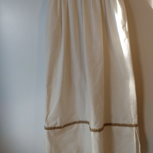 Vintage Greco Roman Dress Long Egyptian Style Theater Costume Boho Hippy - Picture 7 of 16
